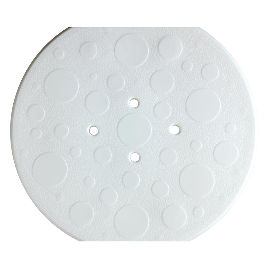 WENKO 1792921100-Σκαμπό SECURA 45,5x45,5 cm λευκό/ασημί/γκρι