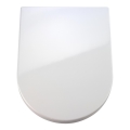 WENKO 18396100-WC κάθισμα PALMA 46,5x35,7 cm λευκό/ασημί