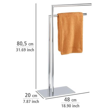 WENKO 18563100 - Βάση για πετσέτες RECCO 48x80,5 cm γυαλιστερό χρώμιο