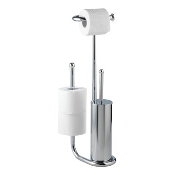 WENKO 18730100 - Βούρτσα WC UNIVERSALO 20x62,5 cm γυαλιστερό χρώμιο