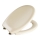 WENKO 18760100-WC Κάθισμα WC OTTANA 37,5x44,5 cm μπεζ/ασημί