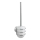 WENKO 18768100-WC σετ TURBO-LOC στρογγυλό ατσάλι 10x37,5 cm γυαλιστερό χρώμιο/λευκό