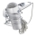WENKO 18770100-Βάση για πιστολάκι TURBO-LOC, στρογγυλή ατσάλινη, 14x11,5 cm, γυαλιστερό χρώμιο