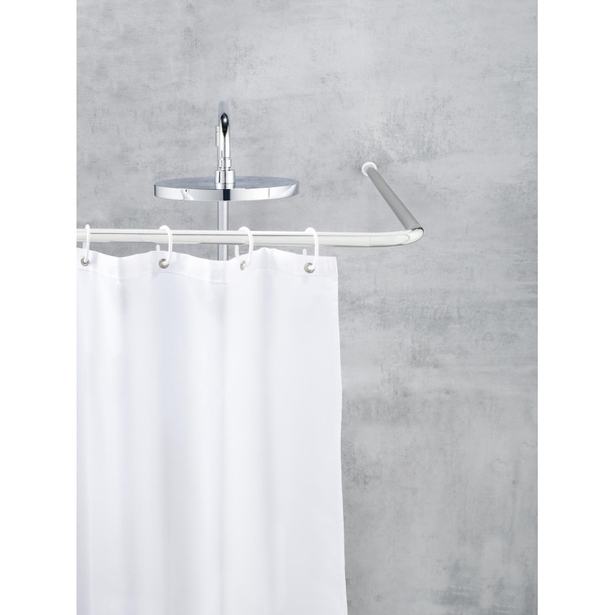 WENKO 19215100 - Βάση ράβδου UNIVERSAL 2x2 εκ. χρώμιο/λευκό