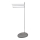 WENKO 19493100 - Βάση για πετσέτες PEBBLE STONE 38x84 cm γυαλιστερό χρώμιο/γκρι