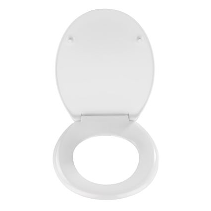 WENKO 19539100-WC κάθισμα τουαλέτας VIGONE 37,5x45 cm λευκό/ασημί