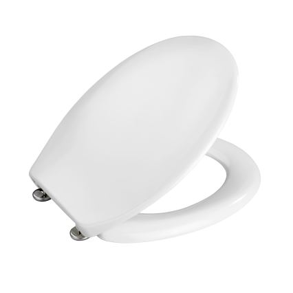 WENKO 19539100-WC κάθισμα τουαλέτας VIGONE 37,5x45 cm λευκό/ασημί