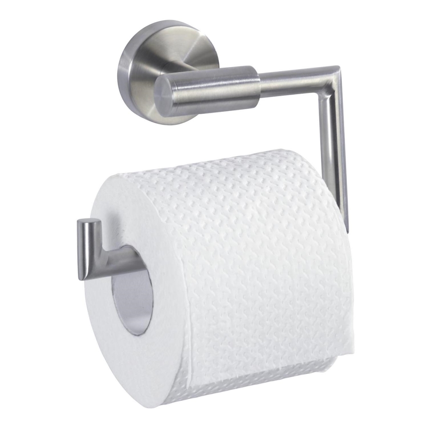 WENKO 19612100 - Βάση για χαρτί υγείας BOSIO MATT 15x10,5 cm ανοξείδωτο ατσάλι/ασημί