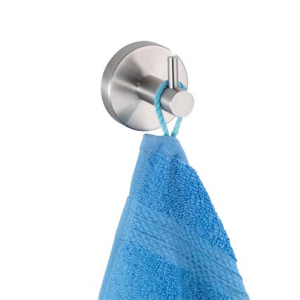 WENKO 19621100 - Γάντζος BOSIO ματ 5,5x5,5 cm ανοξείδωτος/ασημί