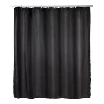 WENKO 20043100 - Κουρτίνα ντους 180x200 cm μαύρη
