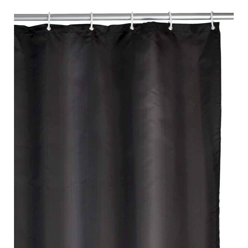 WENKO 20043100 - Κουρτίνα ντους 180x200 cm μαύρη