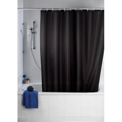WENKO 20043100 - Κουρτίνα ντους 180x200 cm μαύρη