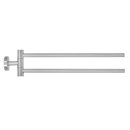 WENKO 20213100 - Βάση για πετσέτες BOSIO SHINE 43x9 cm ανοξείδωτο ατσάλι/ασημί