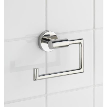 WENKO 20216100 - Βάση για χαρτί υγείας BOSIO SHINE 15x10,5 cm ανοξείδωτο/ασημί