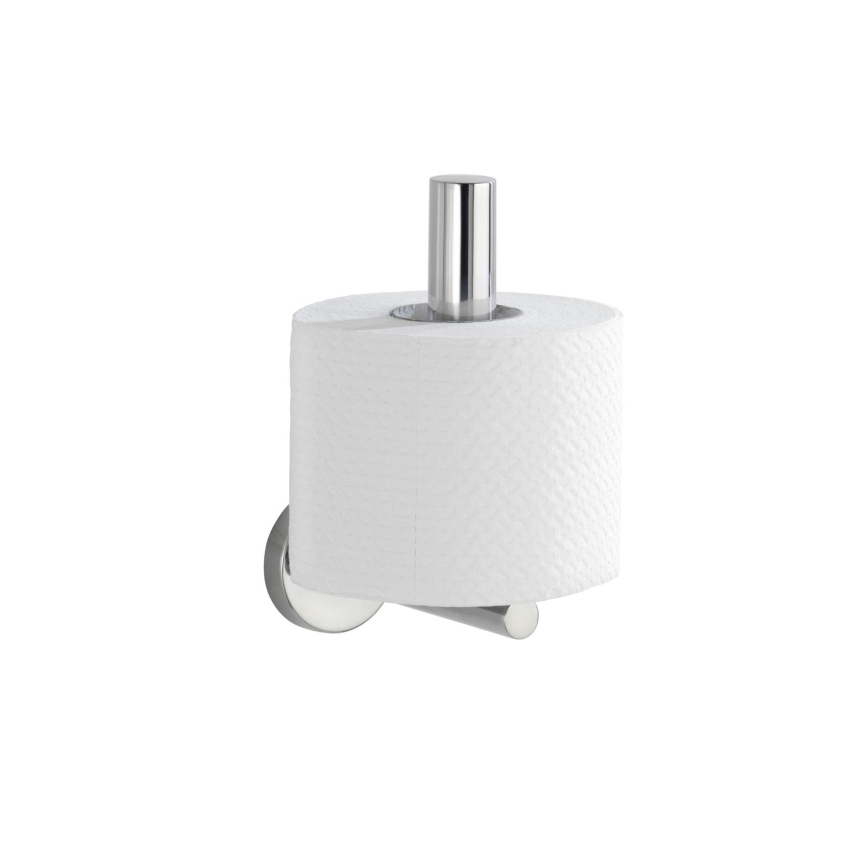 WENKO 20218100 - Βάση για χαρτί υγείας BOSIO SHINE 8x12,5 cm, ανοξείδωτο ατσάλι/ασημί