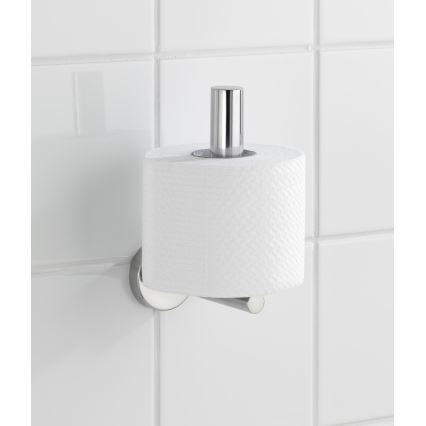 WENKO 20218100 - Βάση για χαρτί υγείας BOSIO SHINE 8x12,5 cm, ανοξείδωτο ατσάλι/ασημί