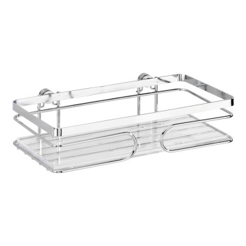 WENKO 20409100-Ράφι PREMIUM από ανοξείδωτο ατσάλι 24x13,5 cm ανοξείδωτο/ασημί