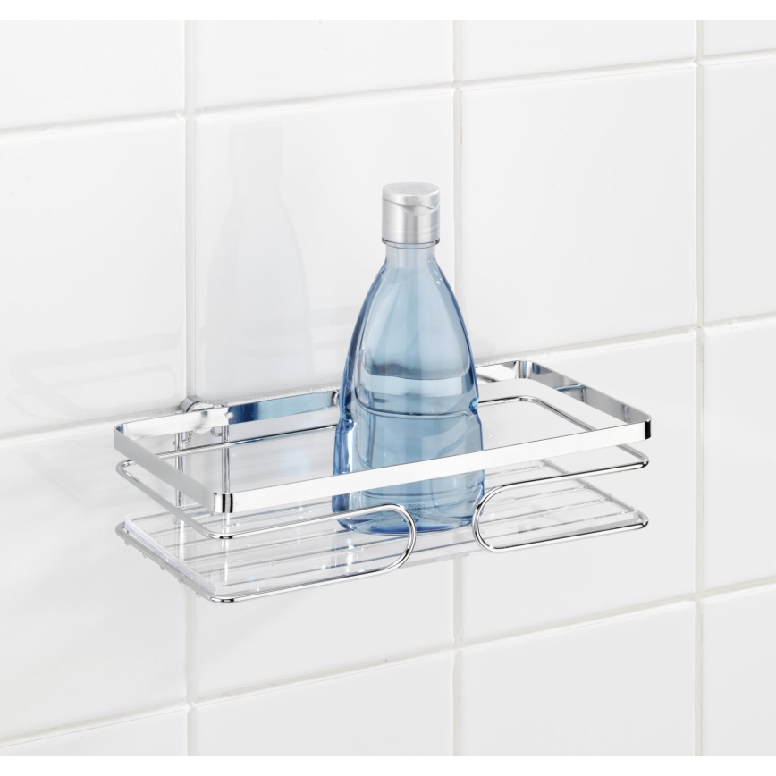 WENKO 20409100-Ράφι PREMIUM από ανοξείδωτο ατσάλι 24x13,5 cm ανοξείδωτο/ασημί