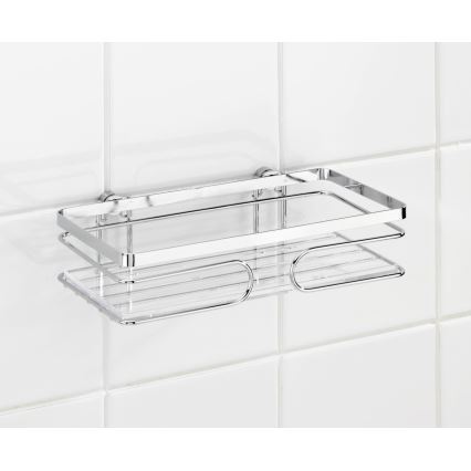 WENKO 20409100-Ράφι PREMIUM από ανοξείδωτο ατσάλι 24x13,5 cm ανοξείδωτο/ασημί