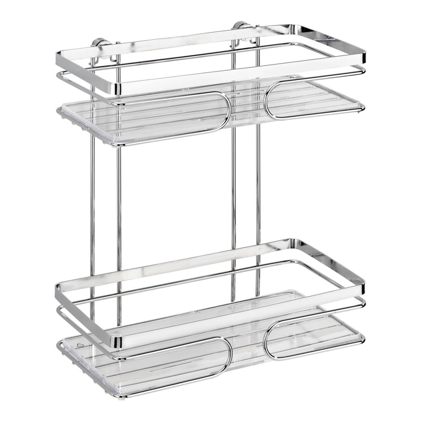 WENKO 20410100-Ράφι PREMIUM ανοξείδωτο ατσάλι 24x27 cm ανοξείδωτο/ασημί