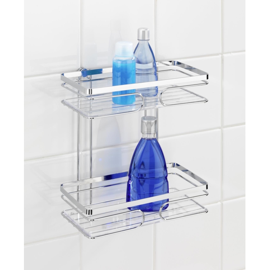 WENKO 20410100-Ράφι PREMIUM ανοξείδωτο ατσάλι 24x27 cm ανοξείδωτο/ασημί