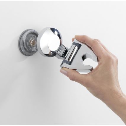 WENKO 20619100-Στήριγμα ντους FIORINA 6x9 cm γυαλιστερό χρώμιο