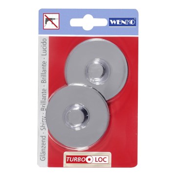 WENKO 20646100-Αντάπτορας CLA+PREM+STYLE AD TL 6x1,4 cm γυαλιστερό χρώμιο