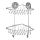 WENKO 20888100-Γωνιακό ράφι VACUUM-LOC RUND STAH 22,5x29,5 cm γυαλιστερό χρώμιο