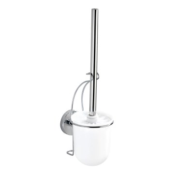 WENKO 20898100-WC βούρτσα VACUUM-LOC MILAZZO 10x34 cm ανοξείδωτο/γυαλιστερό χρώμιο/λευκό