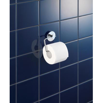 WENKO 20899100-Βάση για χαρτί υγείας VACUUM-LOC MILAZZO 13x10,5 cm γυαλισμένο χρώμιο
