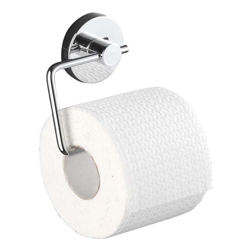 WENKO 20899100 - Θήκη για χαρτί υγείας VACUUM-LOC MILAZZO, 13 x 10,5 εκ., γυαλισμένο χρώμιο