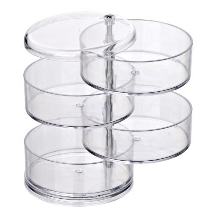 WENKO 20990100 - Οργανωτής TOWER 11,5x17,5 cm διάφανος