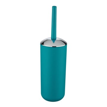 WENKO 21225100 - Βούρτσα τουαλέτας BRASIL 10x37 cm τιρκουάζ/γυαλιστερό χρώμιο