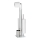 WENKO 21564100 - Βούρτσα WC RIVALTA 18x70 cm ανοξείδωτη/ασημί/λευκή/μαύρη
