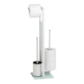 WENKO 21565100 - Βούρτσα WC RIVALTA 18x70 cm λευκή/μαύρη