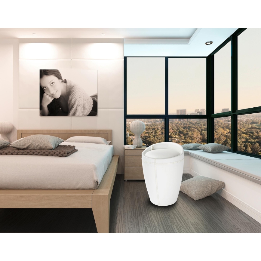 WENKO 21773100 - Σκαμπό CANDY 36x50,5 εκ. λευκό/μαύρο