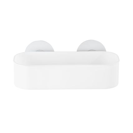 WENKO 21824100-Ράφι OSIMO πλαστικό 27x12 cm λευκό/διάφανο