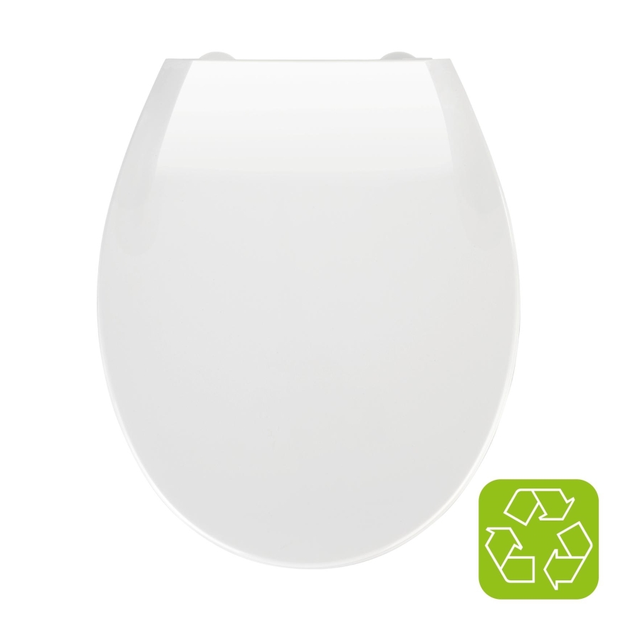 WENKO 21901100-WC κάθισμα τουαλέτας KOS 44x37 cm λευκό/ασημί