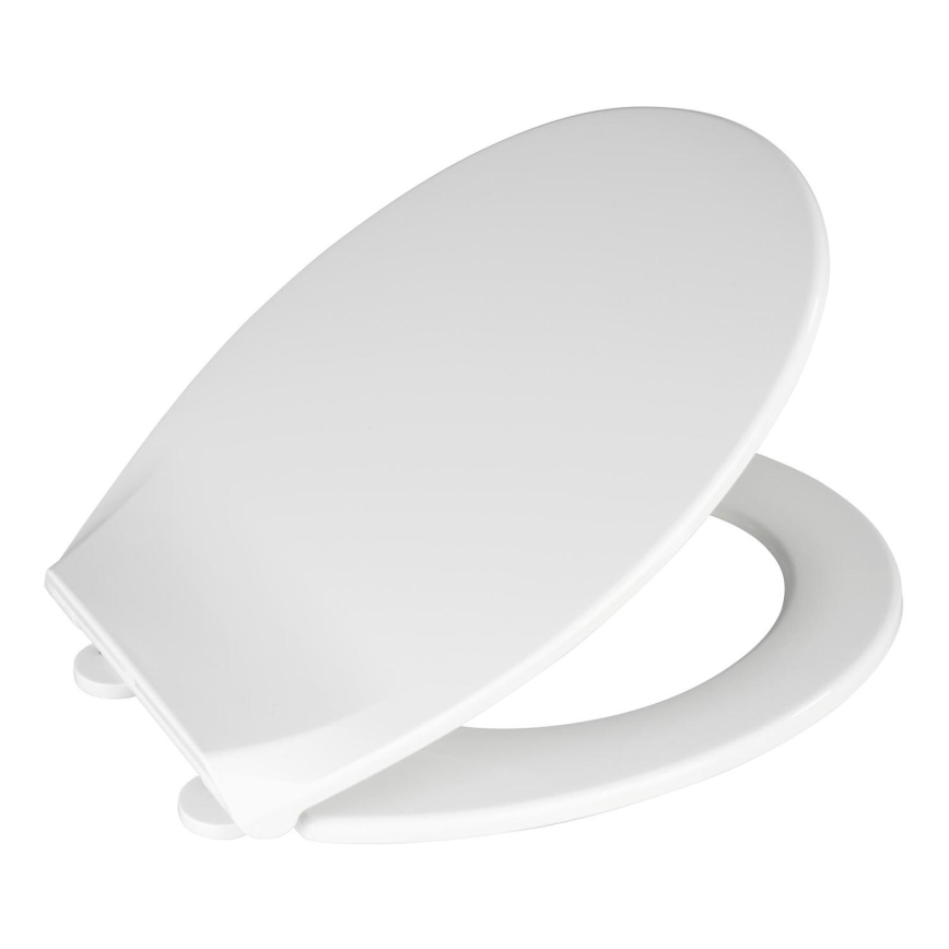 WENKO 21901100-WC κάθισμα τουαλέτας KOS 44x37 cm λευκό/ασημί