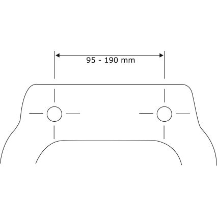 WENKO 21903100-WC κάθισμα SAMOS 44,5x37,5 cm λευκό/ασημί