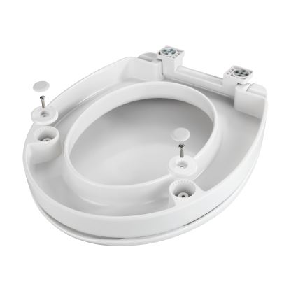 WENKO 21905100-Κάθισμα WC SECURA 37x44 cm λευκό/γκρι