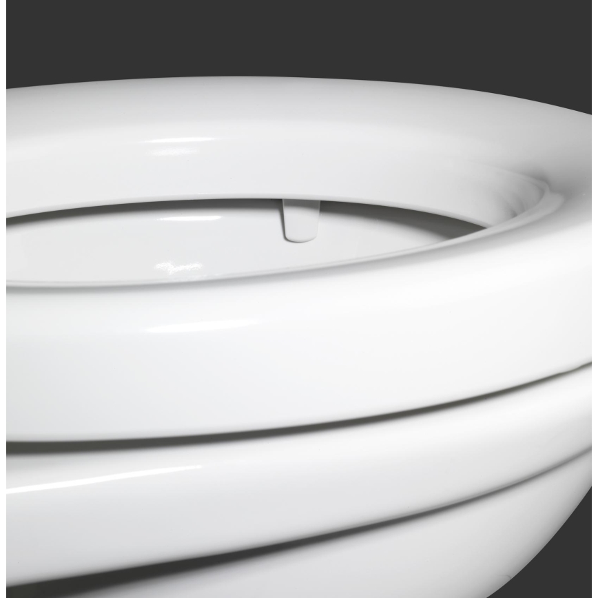 WENKO 21905100-Κάθισμα WC SECURA 37x44 cm λευκό/γκρι