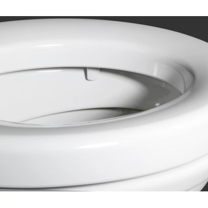 WENKO 21905100-Κάθισμα WC SECURA 37x44 cm λευκό/γκρι