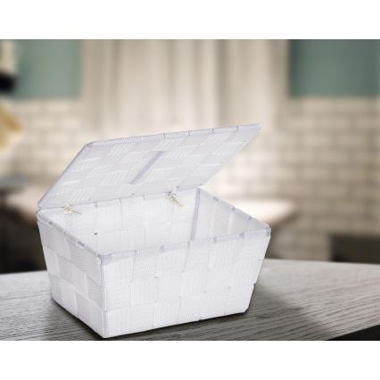 WENKO 22077100 - Καλάθι ADRIA 19x14 cm λευκό