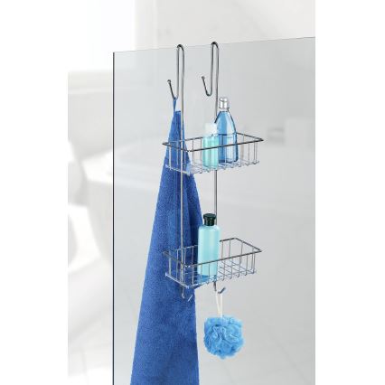 WENKO 22213100 - Βάση ALDO 24,5x70 cm ανοξείδωτη/ασημί
