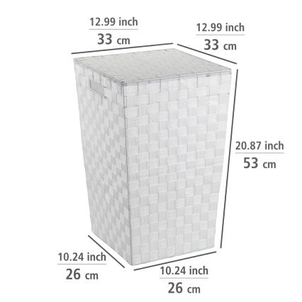 WENKO 22277100 - Καλάθι ADRIA 33x53 cm λευκό