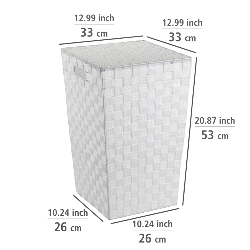 WENKO 22277100 - Καλάθι ADRIA 33x53 cm λευκό