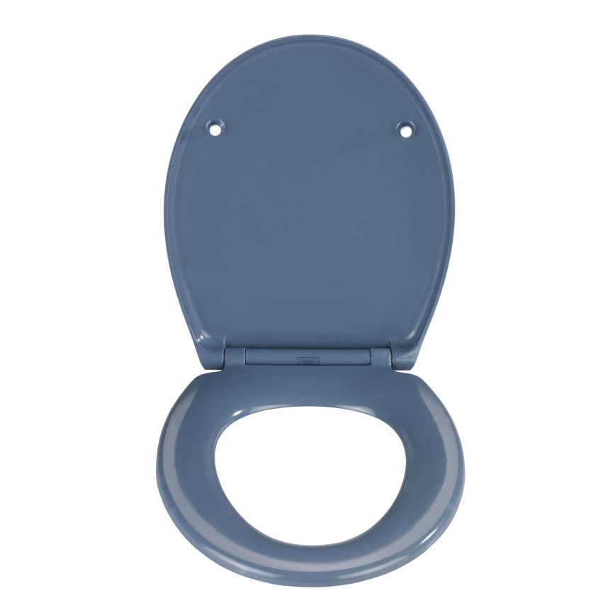 WENKO 22403100-WC κάθισμα SAMOS 44,5 x 37,5 εκ. μπλε/ασημί