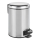 WENKO 22444100 - Κάδος LEMAN 17x25 cm ανοξείδωτο/ασημί/μαύρο