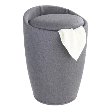 WENKO 22448100 - Σκαμπό CANDY 36x50,5 cm γκρι/μαύρο